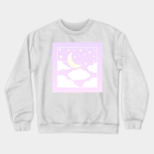 Kawaii Pastel Night Sky Crewneck Sweatshirt